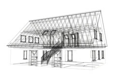 skizze haus fl